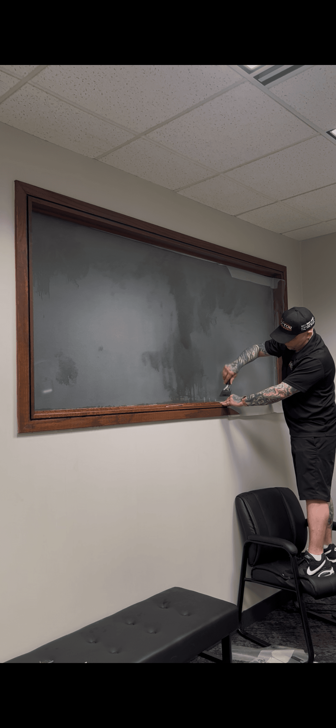 Commercial window film installation — Doctor Detail Eagan MN