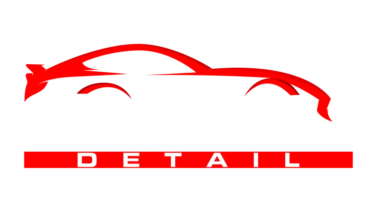 A red car is shown on the logo of doctor detail.